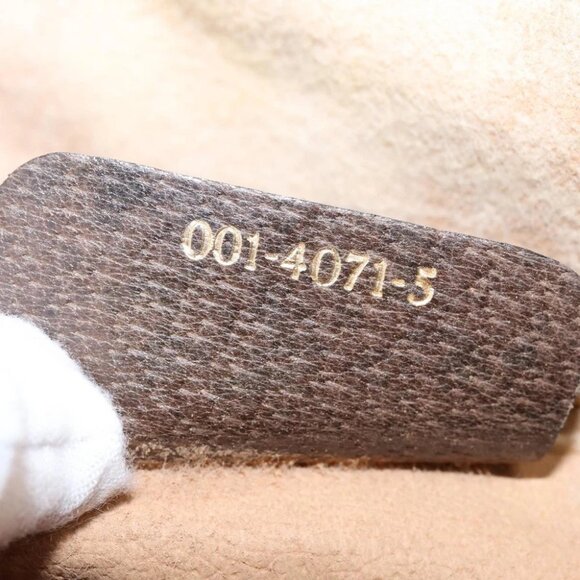 GUCCI GG Supreme Web Sherry Line Shoulder Bag PVC Beige 001 4071 5 Auth gh717 - Picture 4 of 15